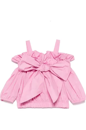 MISS GRANT Bow-appliqué blouse