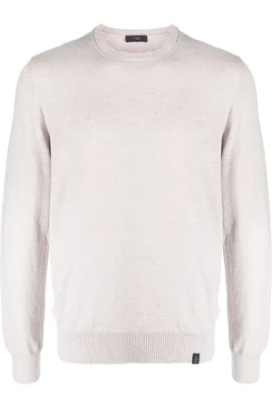 FAY Fine-knit crew-neck jumper