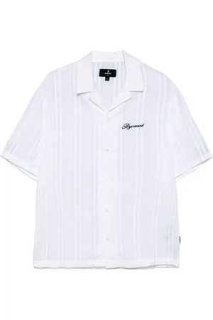Represent Embroidered bowling shirt
