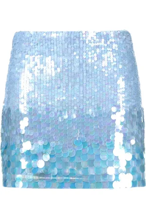 P.A.R.O.S.H. Iridescent sequin mini skirt