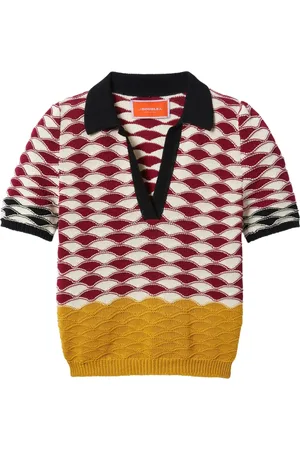 La DoubleJ Sunset polo top
