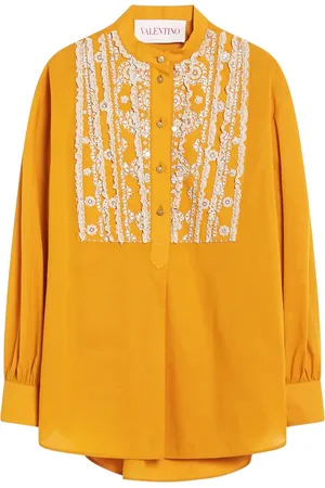 VALENTINO GARAVANI Lace-embellished shirt