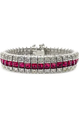 JENNIFER GIBSON JEWELLERY 1960s x Ciner Art Deco bracelet