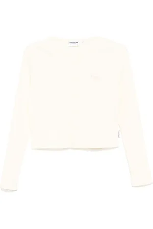 Chocoolate Logo-embroidered top