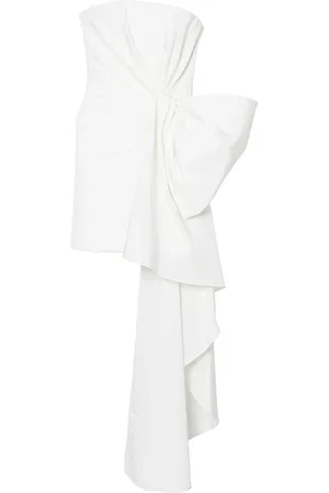Carolina Herrera Bow-detail silk minidress
