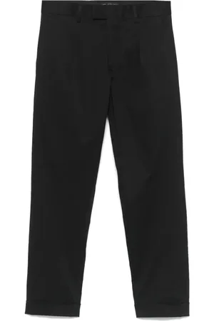 LOW BRAND Logo-tag trousers