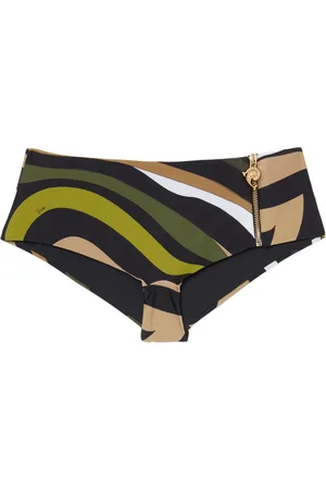 Puccini Marmo-print bikini briefs