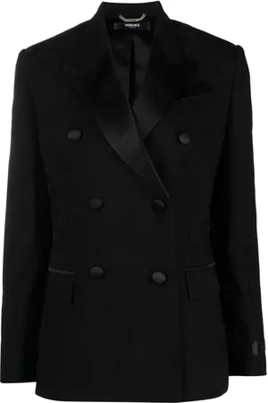 VERSACE Barocco jacquard double-breasted blazer
