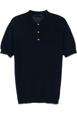 LOW BRAND Interwoven polo shirt