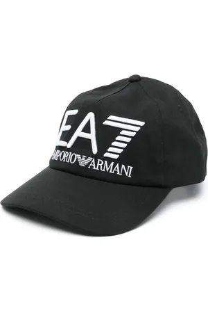 EA7 Logo-embroidered baseball cap
