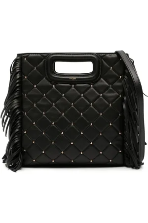 Maje M studded leather tote bag