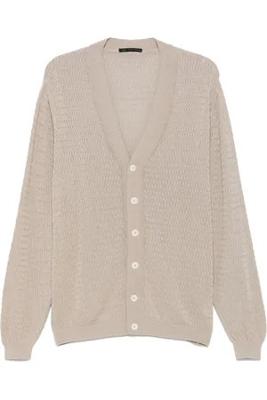 LOW BRAND Open-knit cardigan