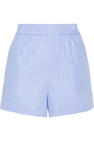 MODES GARMENTS Striped cotton shorts