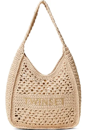 Twin-Set Logo-embroidered tote bag