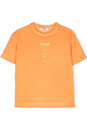 Msgm Logo-print cotton T-Shirt