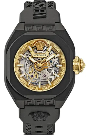 VERSACE WATCH V-LEGEND SKELETON - VE7L 42MM - BLACK ECOCERAMIC CASE