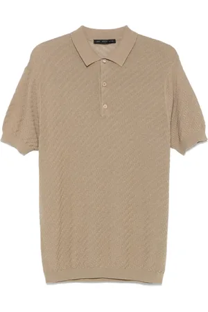LOW BRAND Interwoven polo shirt