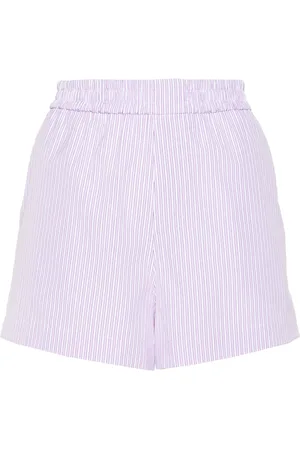 MODES GARMENTS Striped cotton shorts
