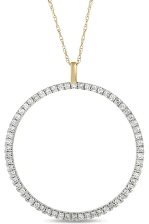 LB Exclusive 14kt gold diamond necklace