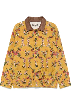 Kartik Research Floral-embroidery jacket