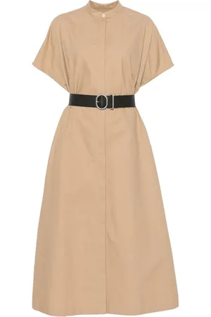 Jil Sander Belted midi dress