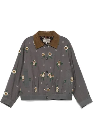 Kartik Research Floral-embroidery jacket