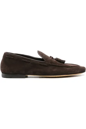 Officine creative Tassel-detailed suede loafers