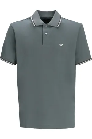 Emporio Armani Contrasting-collar polo shirt