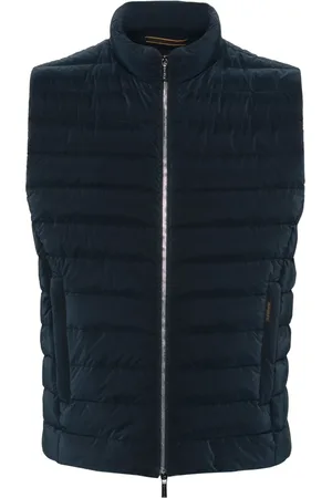 MOORER Quilted padded gilet