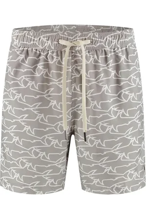 Paul & Shark Shark-print swim shorts