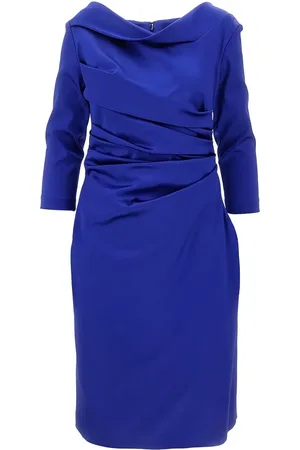 TALBOT RUNHOF Draped midi dress