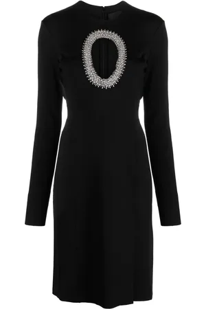 Givenchy Cut-out crystal-embellished midi dress