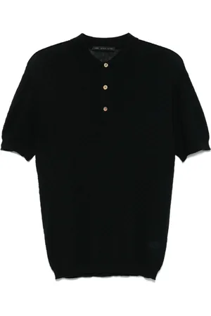 LOW BRAND Interwoven polo shirt