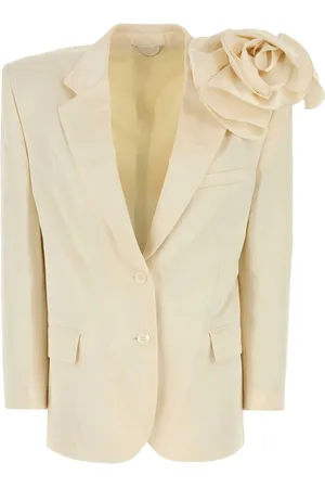 MAGDA BUTRYM Floral-detail structured blazer