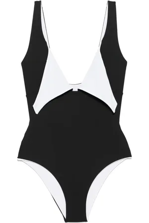 FISICO Bow-detail swimsuit
