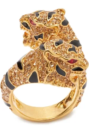 Roberto Cavalli Tiger-motif ring