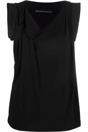 Alberta Ferretti Sleeveless V-neck blouse