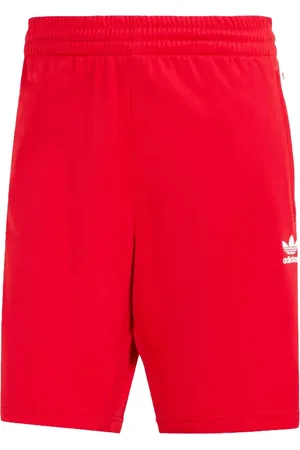 adidas Firebird Adicolor "Better Scarlet/White" shorts