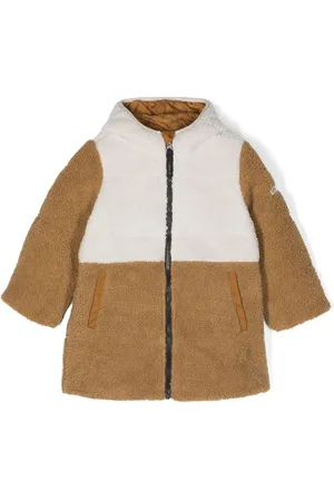 Liewood Faux-shearling zip-up coat