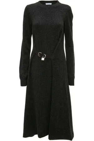 J.W.Anderson Padlock-detail tied knitted dress