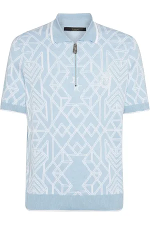 BILLIONAIRE Abstract-pattern polo shirt