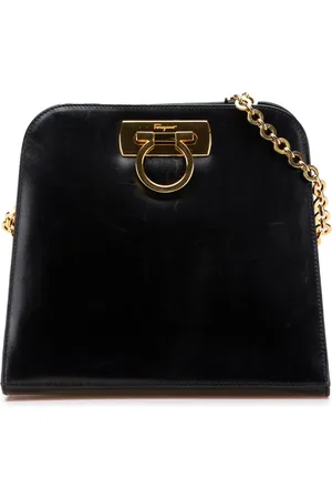 Salvatore Ferragamo 2000-2024 Leather Gancini Chain crossbody bag