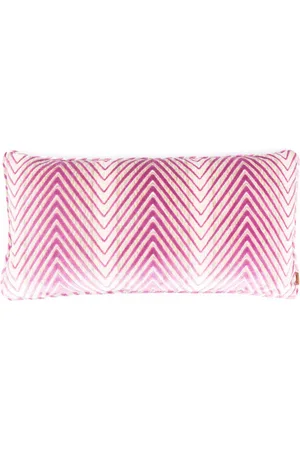 Missoni Zigzag-woven velvet-effect cushion