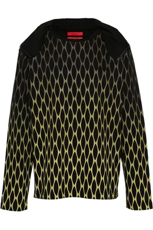 Kusikohc Geometric-print cotton mask T-shirt