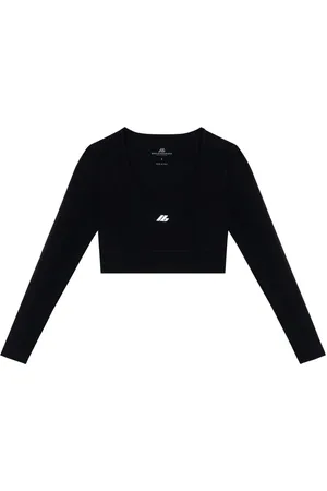 Balenciaga Logo cropped top