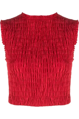 Patou Smocked crop top
