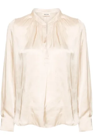 Zadig & Voltaire Ruched satin blouse