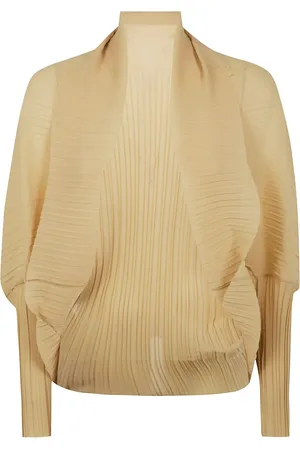 Max Mara Pleated-overlay shrug