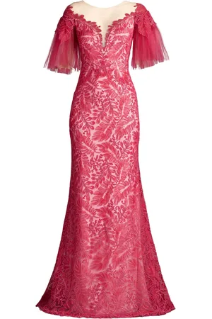 Tadashi Shoji Ryn embroidered tulle dress