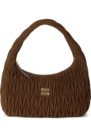 Miu Miu Wander matelassé shoulder bag